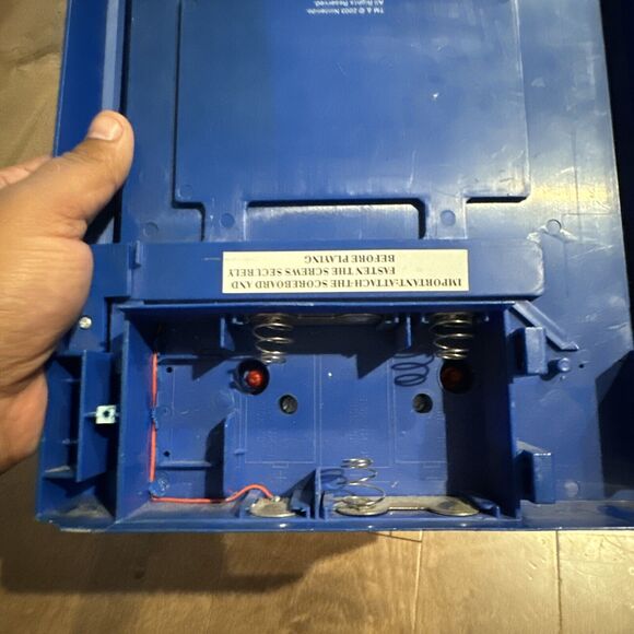 Super Mario 64 Table Top Pinball 16x10 Untested no battery cover - Picture 8 of 12